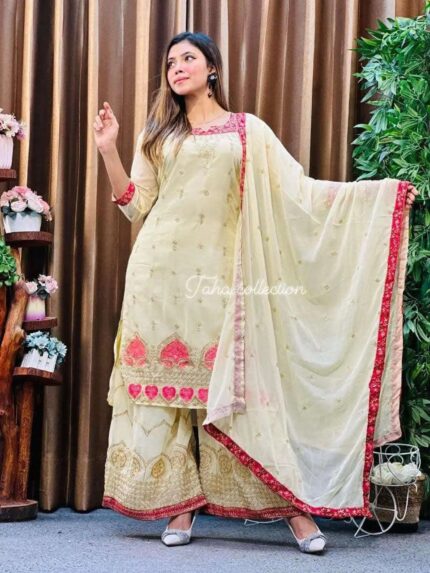 কাশ্মীরি গিরগিটি থ্রি পিস 🥀 Price in Bangladesh | resellKori