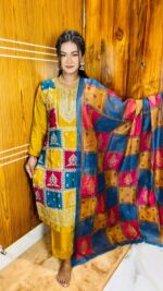 জর্জেট এমব্রয়ডারি থ্রি পিস Price in Bangladesh | resellKori