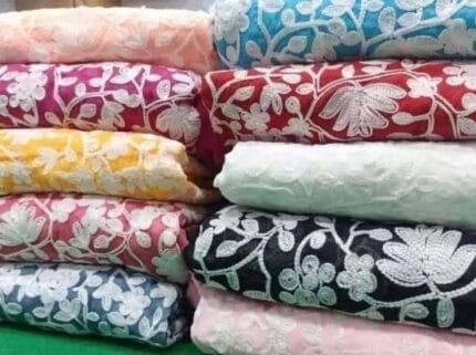 কাশ্মীর আড়ী জর্জেট ফোর পিস Price in Bangladesh | resellKori