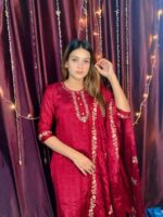 পাকিস্তানি ক্রেপট চেনোন জর্জেট থ্রী পিস Price in Bangladesh | resellKori