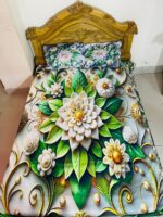 Primium 3D Bedsheet Four Piece Set Price in Bangladesh | resellKori