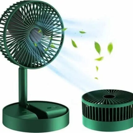 Rechargeable Foldable Telescopic Fan Low Noise Portable Folding Fan Super Fast Price in Bangladesh | resellKori
