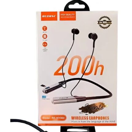 Recrsi RE-NY060 200 Hours Bluetooth Neckband Price in Bangladesh | resellKori