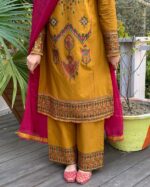 Sequence Embroidery Three Piece Price in Bangladesh | resellKori