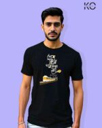 Shesh Traine Ghore Firbona Bangla Quote Inspired Graphic Printed T-Shirts | Designed for Bangladeshi T-Shirt Lovers Price in Bangladesh | resellKori