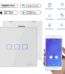 SONOFF WiFi Smart Wall Touch Switch T2 UK 3 Gang- Compatible With Alexa, Google Assistant – White Color Price in Bangladesh | resellKori