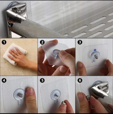 Transparent Wall Nut Hook Price in Bangladesh | resellKori