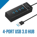 USB 3.0 4 Port USB 3.0 Hub for PC Laptop Tablet - 4 Ports High Speed USB HUB Price in Bangladesh | resellKori