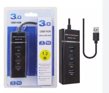 USB Hub 3.0 (4 Port) with 1.2M Long Cable Price in Bangladesh | resellKori
