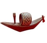 Wooden Boat Showpiece/ Nowka / width 5.5 inchi Chocolate Color-1 Piece Price in Bangladesh | resellKori