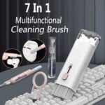 🔹 মিনিমাম অর্ডার: ৬ পিস, keyboard cleaner / 7-in-1 Computer Keyboard Cleaner Brush Kit Earphone Cleaning Pen For Headset Keyboard Cleaning Tools Cleaner Keycap Puller Kit | MNK...